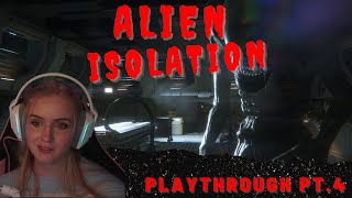 Why cant I kll the alien alien isolation playthrough pt 4 [upl. by Athalee831]