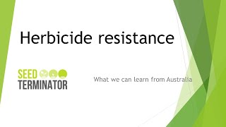 Think Wheat  Herbicide Resistance Josh Lade [upl. by Novyat]