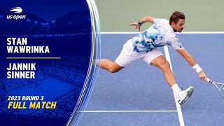 Stan Wawrinka vs Jannik Sinner Full Match  2023 US Open Round 3 [upl. by Eeroc620]