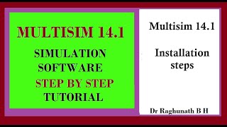 multisim 141 education version installation [upl. by Rekab799]