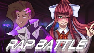 【RAP BATTLE】 Monika vs Sombra feat Miss Shellah amp Elsie Lovelock [upl. by Danell730]