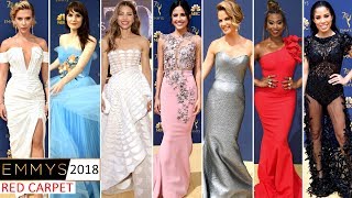 Emmy Awards 2018  Red Carpet  Full Video  Celebrity Dresses [upl. by Yelsnik]