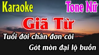 Giã Từ Karaoke Tone Nữ Karaoke Lâm Organ  Beat Mới [upl. by Sara324]