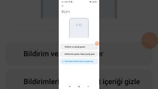 Xiaomi Telefonlarda Kilit Ekranı Bildirim Gizleme Nasıl Yapılır [upl. by Anavahs]