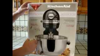 Box opening of the KitchenAid Professional 550 Plus from Costco [upl. by Nannaihr]