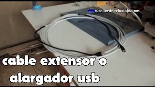 👉😍 Cómo hacer un ALARGADOR o EXTENSOR USB [upl. by Tessil621]