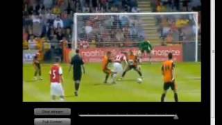 Arsenal Vs Barnet 1st Half Goals 1772010 [upl. by Valdis971]