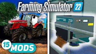 15 MODS INDISPENSABLE pour Farming Simulator 22 [upl. by Atneciv]