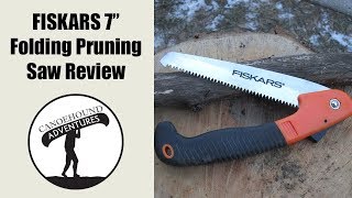 Fiskars 7 Inch Folding Saw Review [upl. by Obaza]