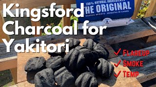 Can You Make Yakitori with Briquette Charcoal  Grilling Chicken Yakitori with Kingsford Briquets [upl. by Nortal10]