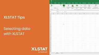 How to select data in XLSTAT [upl. by Essyla]