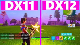 Fortnite DirectX 11 vs DirectX 12 vs Performance Mode Explained Compared amp Suggestions [upl. by Aurel26]