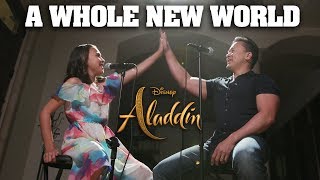 A WHOLE NEW WORLD  Disneys Aladdin  Father amp Daughter Cover JillianTubeHD ft DTSings [upl. by Lorrad]