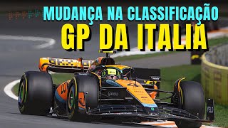 F1 2023  CLASSIFICAÇÃO DO GP DA ITALIA COM NOVO FORMATO DE REGRAS DOS PNEUS PIRELLI [upl. by Atiroc]