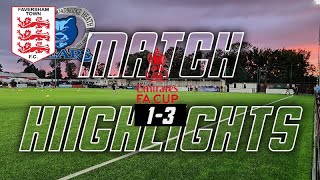 Highlights  Faversham Town 1 BroadbridgeHeath FC 3 FA Cup replay [upl. by Ania823]