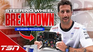 HOW AN F1 STEERING WHEEL WORKS FT DANIEL RICCIARDO [upl. by Yvon237]