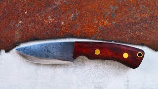 Saw Blade Knife  Knifemaking [upl. by Gulgee]