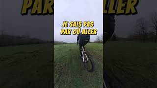 QUAND tu penses RESTER BLOQUER dans le CHAMPS gravel bike bikelover [upl. by Gitt]