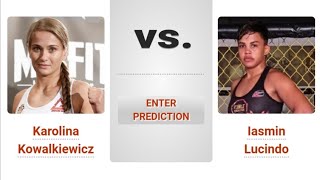 Karolina Kowalkiewicz VS Iasmin Lucindo  UFC 301 Preview amp Picks  Pinoy Silent Picks [upl. by Brier]