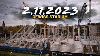 Gewiss Stadium prende forma la nuova Curva Sud Morosini [upl. by Acisej]