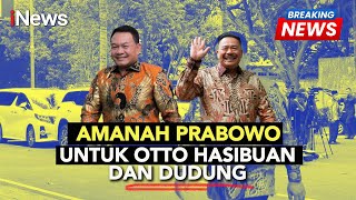 Amanah Prabowo untuk Otto Hasibuan hingga Dudung Abdurachman usai Bertemu  BreakingNews 1510 [upl. by Llertrac]