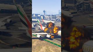 Russian International Airport Of Moscow Badly Destroyed by Ukrainian Fighter Jets  GTA 5 [upl. by Basilio]