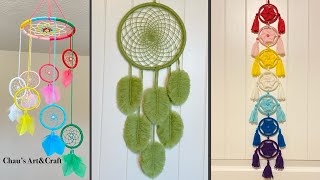 3 DIY Dreamcatcher  Wall Hanging Craft Ideas  Home decor  Woolen Craft [upl. by Seigel]