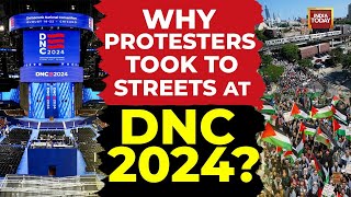 DNC 2024 Why Are Protesters Rallying At The Democratic National Convention In Chicago  US News [upl. by Norbert]