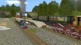 Si3Ds Sodor Steamworks and Great Waterton route [upl. by Ainoet981]