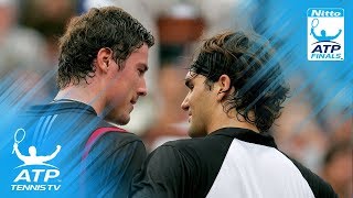 Federer vs Safin Epic Tiebreak IN FULL  ATP Finals 2004 SemiFinal [upl. by Noell]