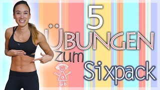 BAUCH Homeworkout  Beste Übungen für ein Sixpack  Bauchfett amp Hüftspeck verlieren [upl. by Alyahs]