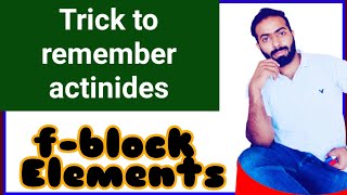 Easy trick to remember the actinides elements [upl. by Nolos877]