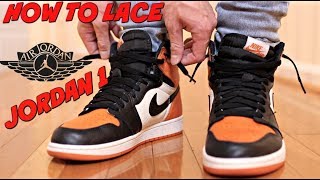 3 WAYS HOW I LACE amp STYLE MY JORDAN 1 [upl. by Hcnarb367]