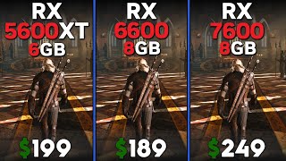 RX 5600 XT vs RX 6600 vs RX 7600  Tested in 15 games [upl. by England]