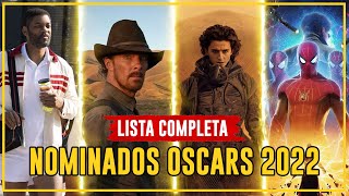 🟡 NOMINADOS OSCARS 2022  Lista Completa 2022 🏆 [upl. by Annatnom]