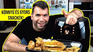 3 szupergyors AIRFRYER RECEPT [upl. by Fellner824]