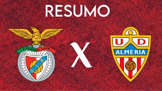 ResumoHighlights  SL Benfica3 X UD Almería1  Todos os golosAll goals [upl. by Idnek934]