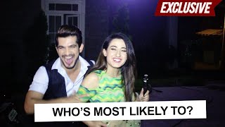 EXCLUSIVE Aalisha Panwar amp Arjun Bijlani Play Who Is Most Likely To  Ishq Mein Marjawan [upl. by Criswell610]