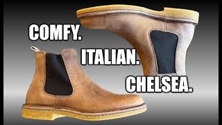 Astorflex Bitflex Chelsea Boot  VegTanned Italian Goodness  Unboxing and Initial Review [upl. by Aihsital155]