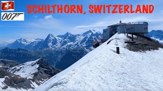 SWITZERLAND TRAVEL  EXPLORING BOND 007 WORLD AND PIZ GLORIA IN SCHILTHORN [upl. by Lisa]