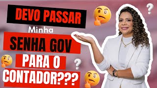 SENHA GOV preciso passar para o contador [upl. by Ateekan]