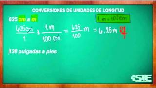 Conversiones De Unidades De Longitud En Un Mismo Sistema [upl. by Yearwood]