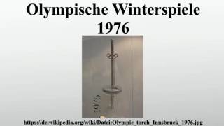 Olympische Winterspiele 1976 [upl. by Geer398]