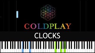 Coldplay ➡ Clocks 🎹 PIANO TUTORIAL  PARTITURA DISPONIBLE [upl. by Matteo204]