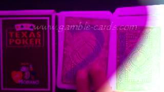 POKERPLAYINGCARDSModianoTexasHoldemgreenMarkedcardsavi [upl. by Chane]