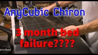 Replacing defective hot bed on my AnyCubic Chiron after 3 months [upl. by Ardnaeed]