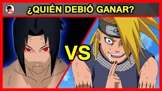 Naruto Shippuden Sasuke Vs Deidara  QUIÉN DEBIÓ GANAR [upl. by Alverta245]