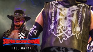 FULL MATCH Undertaker vs Triple H  No Disqualification Match WWE Super ShowDown 2018 [upl. by Arlin759]