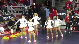 The USC Song Girls perform to the Spirit of Troys TUSK at the USC Womens Volleyball Match vs UCLA [upl. by Nahtad]