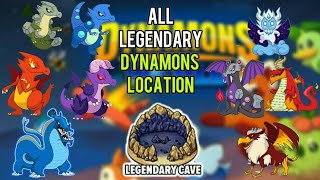 Dynamons World All Legendary Dynamons Location Reveal In Legendary Cave [upl. by Kleper]